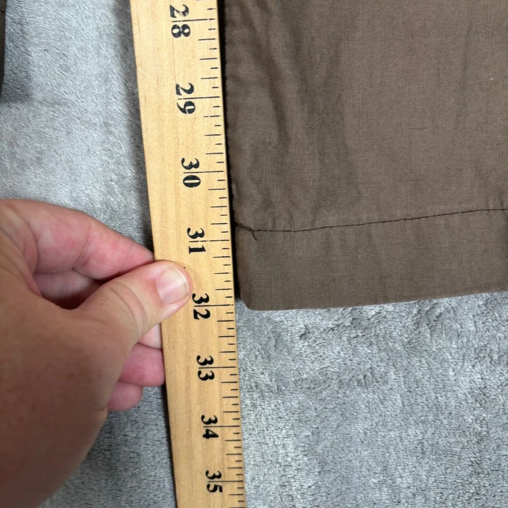 Armani Vintage Jeans Mens Brown Cotton Straight Leg Chino Pants Italy US 36x32